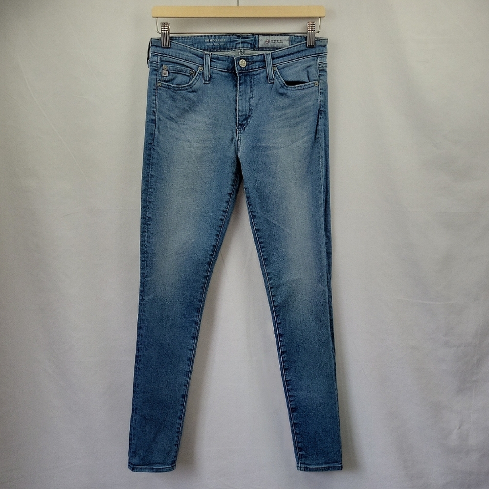 Ag Adriano Goldshmied Middi Ankle Jeans Light Wash Size 28